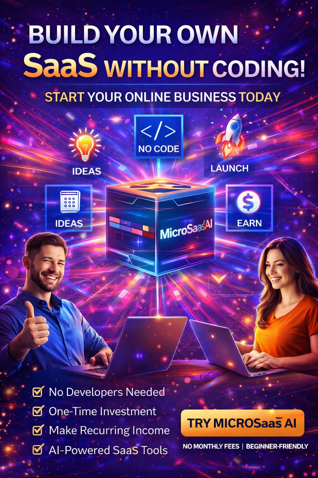 Start a Micro SaaS Business with AI (Beginner Guide)