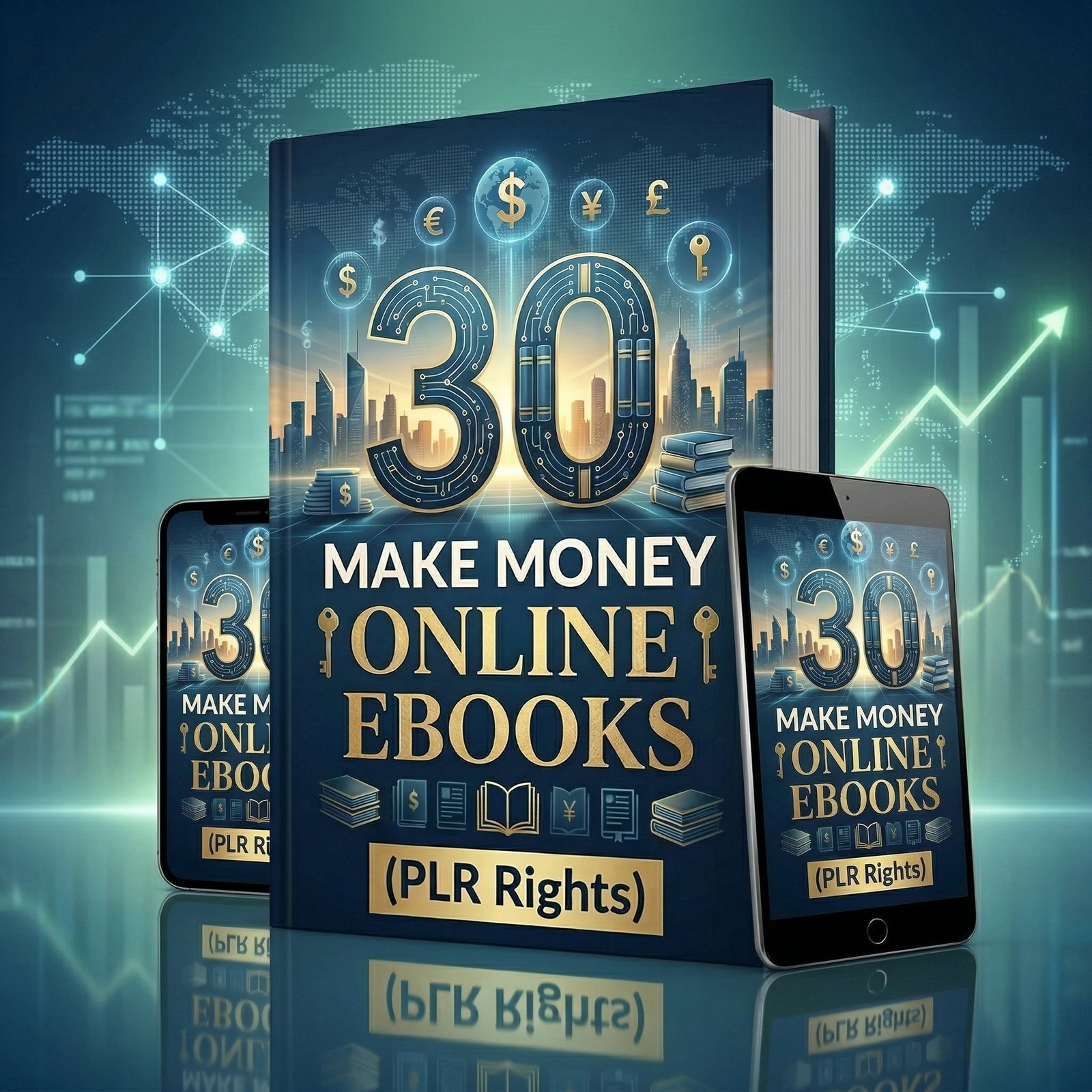 30 Make Money Online Ebooks (PLR Rights)