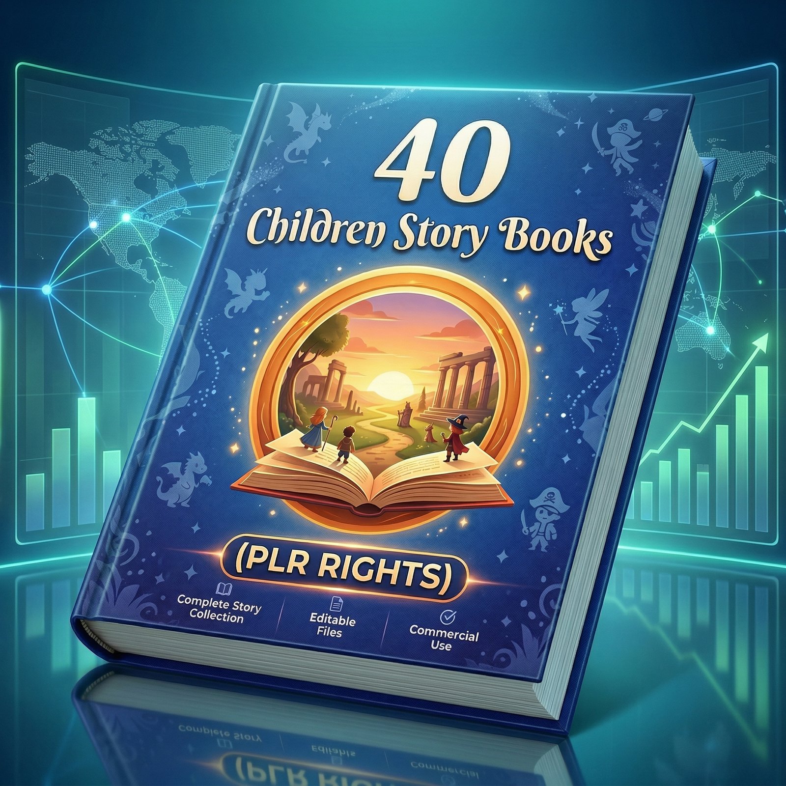 40 Children Story Books (PLR Rights)